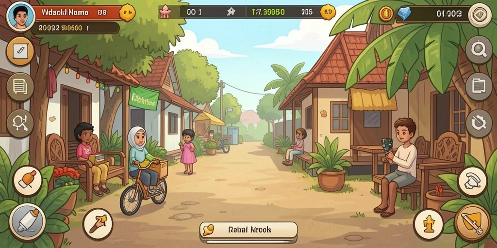 Tampilan grafik yang memukau dalam game 8180.