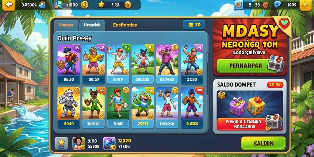 Tampilan antarmuka utama H03 yang menarik.
