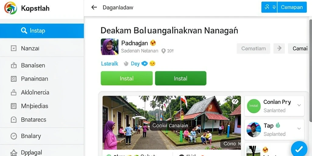 Tampilan antarmuka yang bersih dan modern.