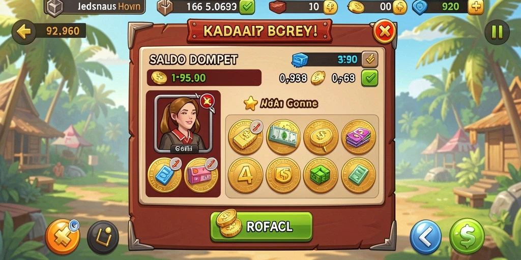 Tampilan utama game yang menarik dan penuh warna.