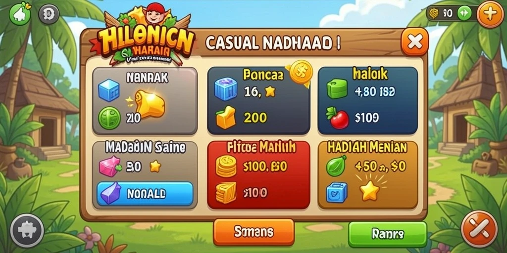 Tampilan awal yang menarik dan mudah dipahami.