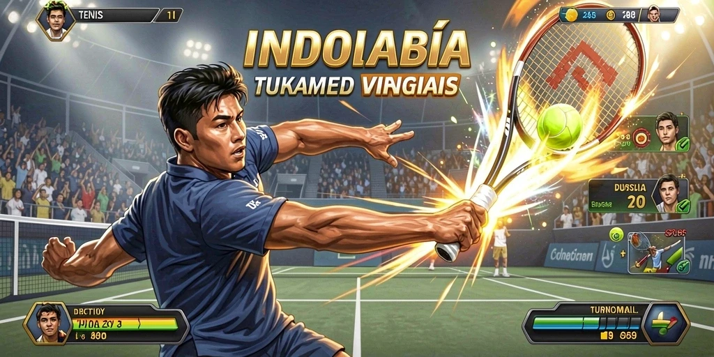 Tangkapan layar menunjukkan karakter utama dalam aksi.